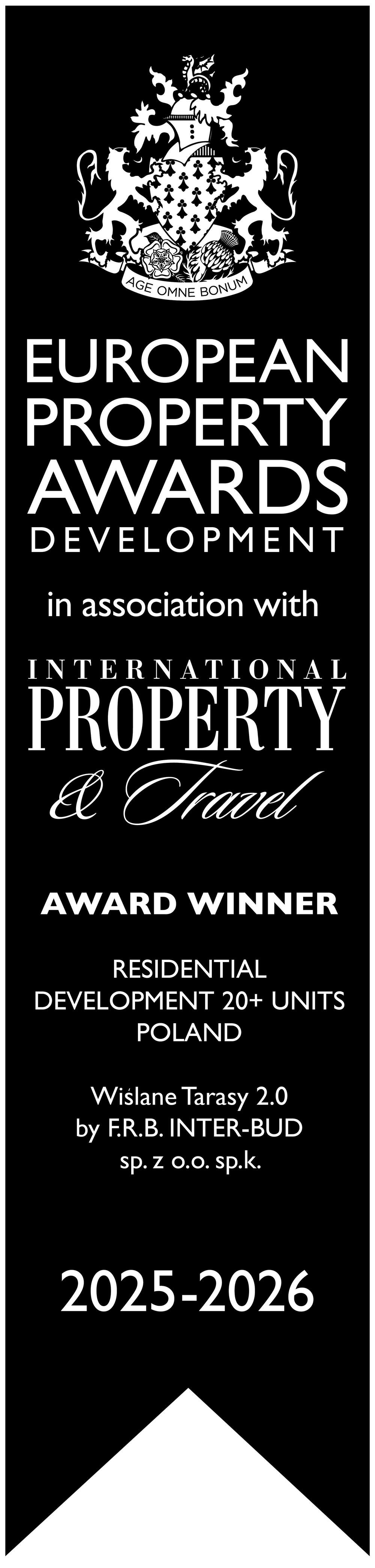 Wiślane Tarasy 2.0 – European Property Awards 2025–2026